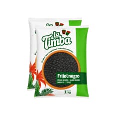 Frijoles negros La Timba (2 x 1 kg / 2.2 lb)