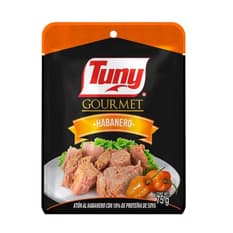Atún al habanero con 10% de proteína de soya Gourmet Tuny (75 g / 2.64 oz)