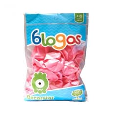 Paquete de globos rosa bebé Blogos Decorator (50 U)