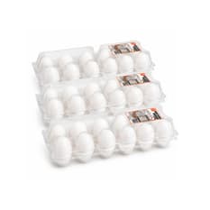Huevo blanco importado PDL LMC (3 x 12 U)