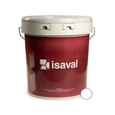 Pintura elástica impermeabilizante color blanco aislante antigoteras Isaval (14 L)