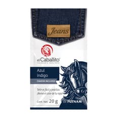 Colorante para ropa azul índigo El Caballito (20 g)