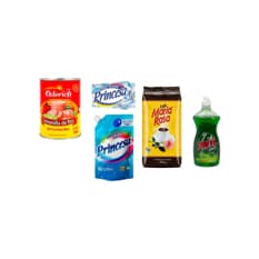 Combo mixto (jamonilla,café, detergente y jabon)