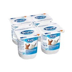 Yogurt pasteurizado natural azucarado Bruna (4 x 125 g / 4.41 oz)