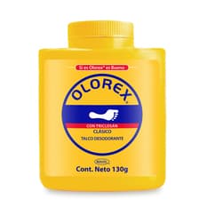 Talco clásico para los pies Olorex (130 g / 4.58 oz)