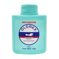 Talco mentolado para los pies Olorex (130 g / 4.58 oz)