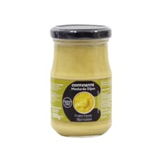 Mostaza Dijon en tarro de vidrio sin gluten Continente (200 g / 7 oz)