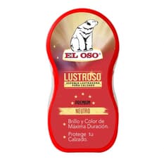 Esponja lustradora para calzados color neutro El Oso
