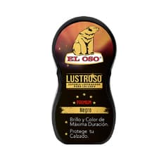 Esponja lustradora para calzado color negro El Oso
