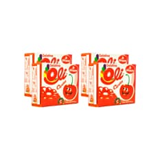 Gelatina sabor cereza Oli (4 x 85 g / 3 oz)