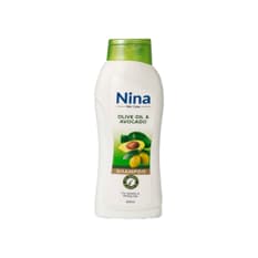 Champú con esencia de aceite de oliva y aguacate Nina (400 ml)