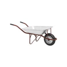 Carretilla galvanizada gris de carga cubo recto Vonder