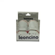 Zapatillas blancas con rayas rojas para bebé Baby Leoncino (Talla 19)