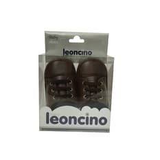 Zapatillas corte clásico color marrón oscuro para bebé Baby Leoncino -Talla 19 -