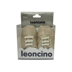 Zapatillas corte clásico color beige para bebé Baby Leoncino (Talla 19)