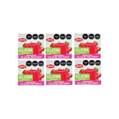 Gelatina sabor fresa Boom (6 x 40 g / 1.4 oz)