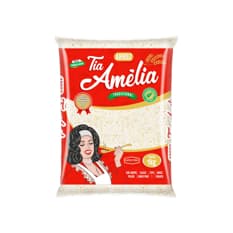 Arroz blanco de grano largo fino Tia Amélia (1 kg / 2.2 lb)