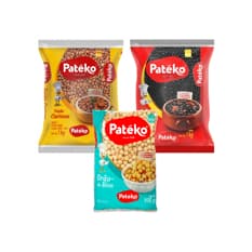 Combo: frijol negro + frijol pinto + garbanzo