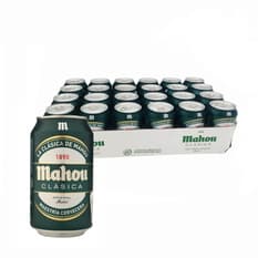 Cerveza clásica Mahou (24 x 330 ml)