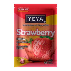 Refresco instantáneo sabor fresa YEYA (10 g)