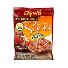 Sopa de pasta con tomate y chile chipotle La Moderna (100 g / 3.52 oz)