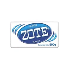 Jabón de lavar blanco en barra Zote (200 g / 7.05 oz)