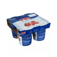 Yogurt sabor fresa Original PMI (4 x 120 g / 4.23 oz)