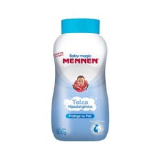 Talco hipoalergénico para bebés Baby magic Mennen (100 g / 3.52 oz)