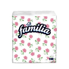 Servilletas con estampado de flores Familia (100 U)
