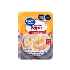 Puré de papa instantáneo Great Value (160 g / 5.64 oz)