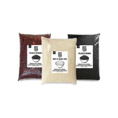 Frijoles colorados + Frijoles negros + Arroz de grano largo Cosecha Real