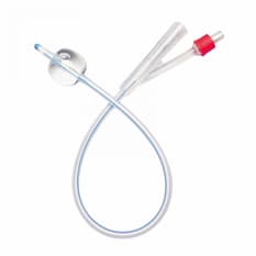 Catéter Foley 2 vías de silicona 18 fr 10 ml