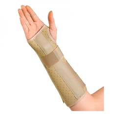 Férula de vinilo para muñeca y antebrazo izquierdo (Talla: M)