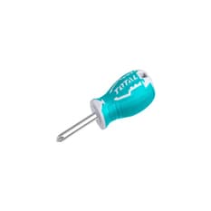 Destornillador corto de estrías de 6 mm Total Tools