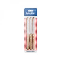 Juego de 6 cuchillos de mesa Excalibur