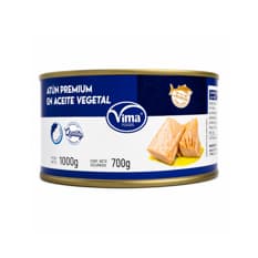 Atún premium en aceite vegetal Vima Foods (1 kg / 2.2 lb)