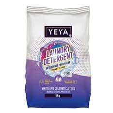 Detergente en polvo con aroma a lavanda YEYA (5 kg / 11 lb)