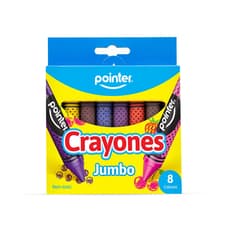 Juego de 8 crayones jumbo Pointer