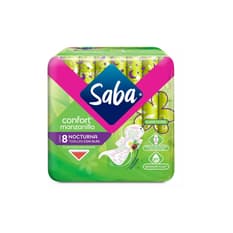 Toallas femeninas - Íntimas - nocturnas Saba (8 U)