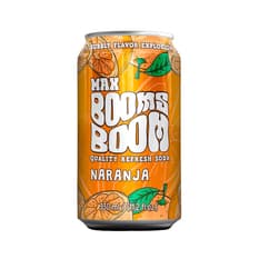 Refresco gaseado sabor naranja Max Booms Boom (330 ml)