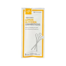 Bastoncillos de glicerina y limón orales Medline (3 U)