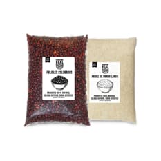 Frijoles colorados + Arroz de grano largo Cosecha Real