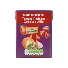 Tomates troceados con cebolla y ajo Continente (380 g / 13.40 oz)