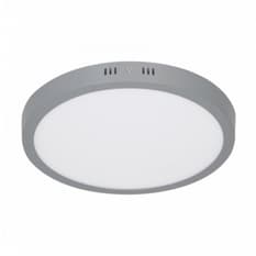 Luminario redondo gris LED 24 W Volteck PLA-217L