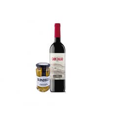 Vino tinto rioja crianza + Guindilla en vinagre