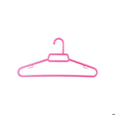 Perchas de plástico infantiles color rosa Casa y Menaje (6 U)