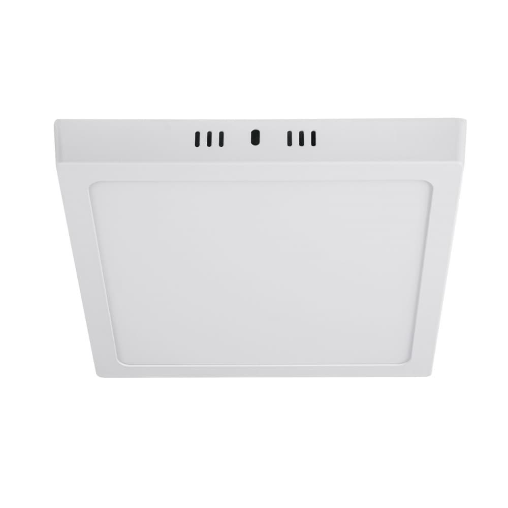 Luminario cuadrado blanco LED 18 W Volteck PLA-212L