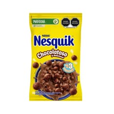 Cereal de maíz y trigo integrales sabor chocolate Nesquik Nestlé (100 g / 3.52 oz)