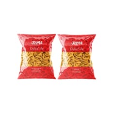 Pastas cortas - pluma Rigatoni Jolyni (2 x 400 g / 14.10 oz)