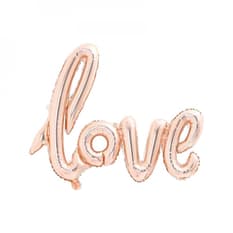 Globo love en oro rosa 108 cm x 64 cm Balloon